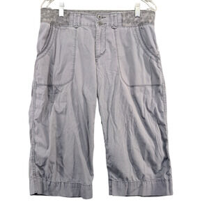 Nike ACG Women's All Conditions Capri Pants Gray 8M Patch Pocket Flat Front